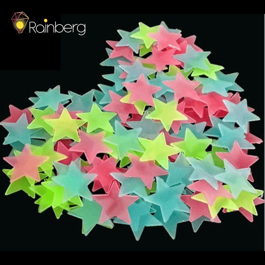 Star Luminious Wall Stickers Glow in the Dark
