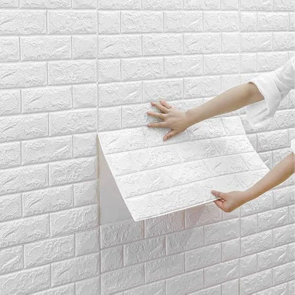 3D Brick Wall Sheets (Pack of 4)