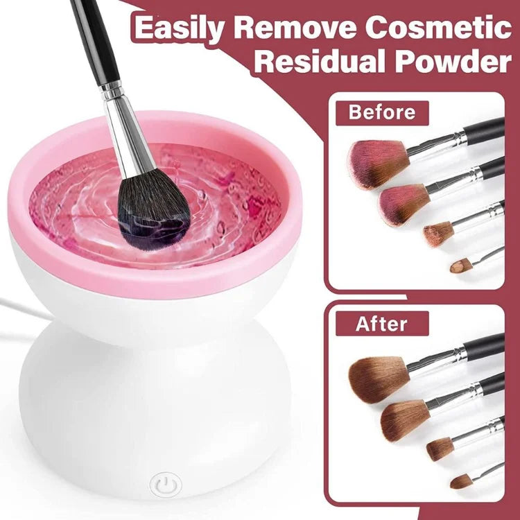 Electric Makeup Brush Cleaner – Automatic Spinner with Bowl | ChinaCart.pk