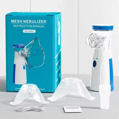 Mesh Nebulizer – Portable Steam Inhaler for Adults & Kids
