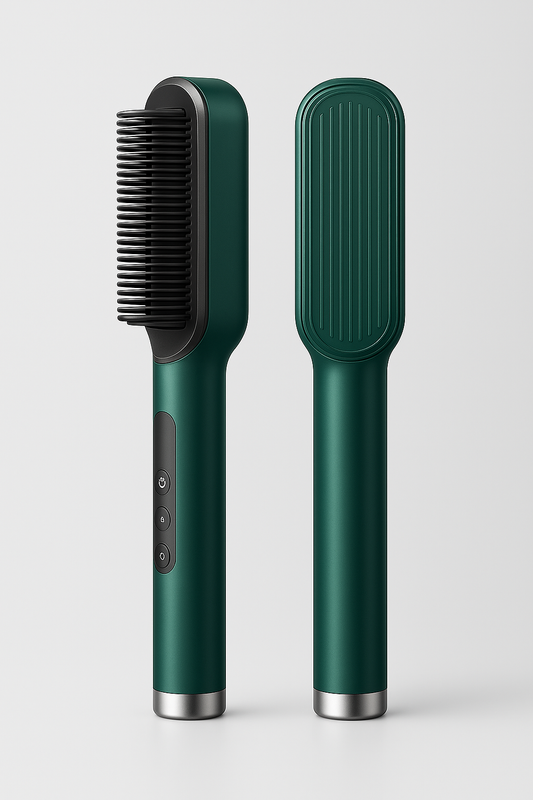 HQT-909B Electric Hair Straightener Brush – Fast Heating Comb for Smooth Styling