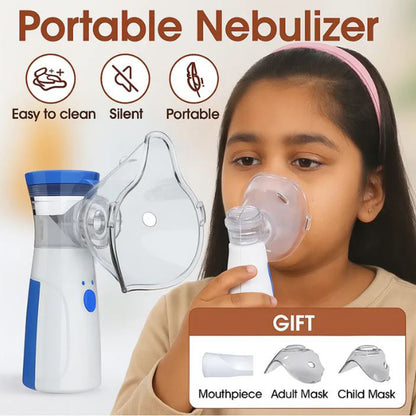 Mesh Nebulizer – Portable Steam Inhaler for Adults & Kids