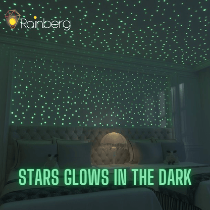 Star Luminious Wall Stickers Glow in the Dark