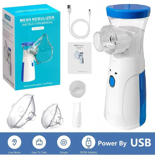 Mesh Nebulizer – Portable Steam Inhaler for Adults & Kids