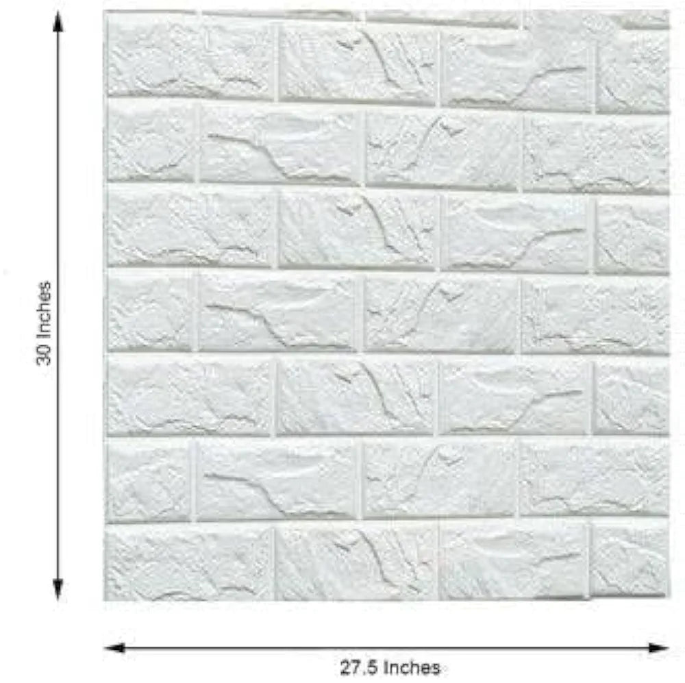 3D Brick Wall Sheets (Pack of 4)