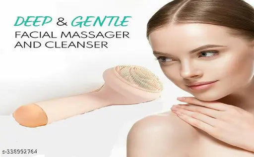 ELECTRIC FACIAL CLEANSER & MASSAGER Rechargeable Brushes For Men & Women