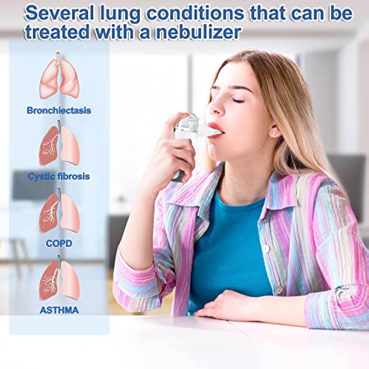 Mesh Nebulizer – Portable Steam Inhaler for Adults & Kids | ChinaCart.pk