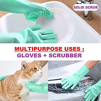 Silicone Washing Gloves