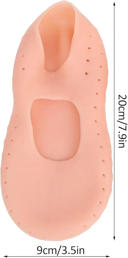 Silicone Full Heel Pads for Foot Pain Relief & Crack Protection – Chinacart.pk