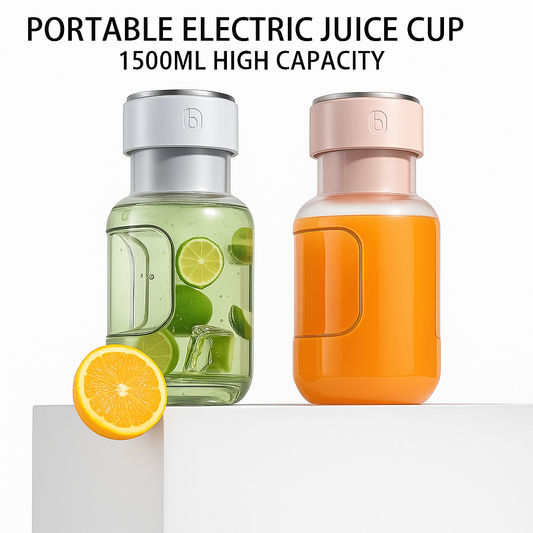 Portable electric rechargeable juicer