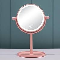Makeup Mirror with LED Vanity Light – Adjustable Brightness & Portable Design | ChinaCart.pk