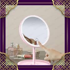 Makeup Mirror with LED Vanity Light – Adjustable Brightness & Portable Design | ChinaCart.pk