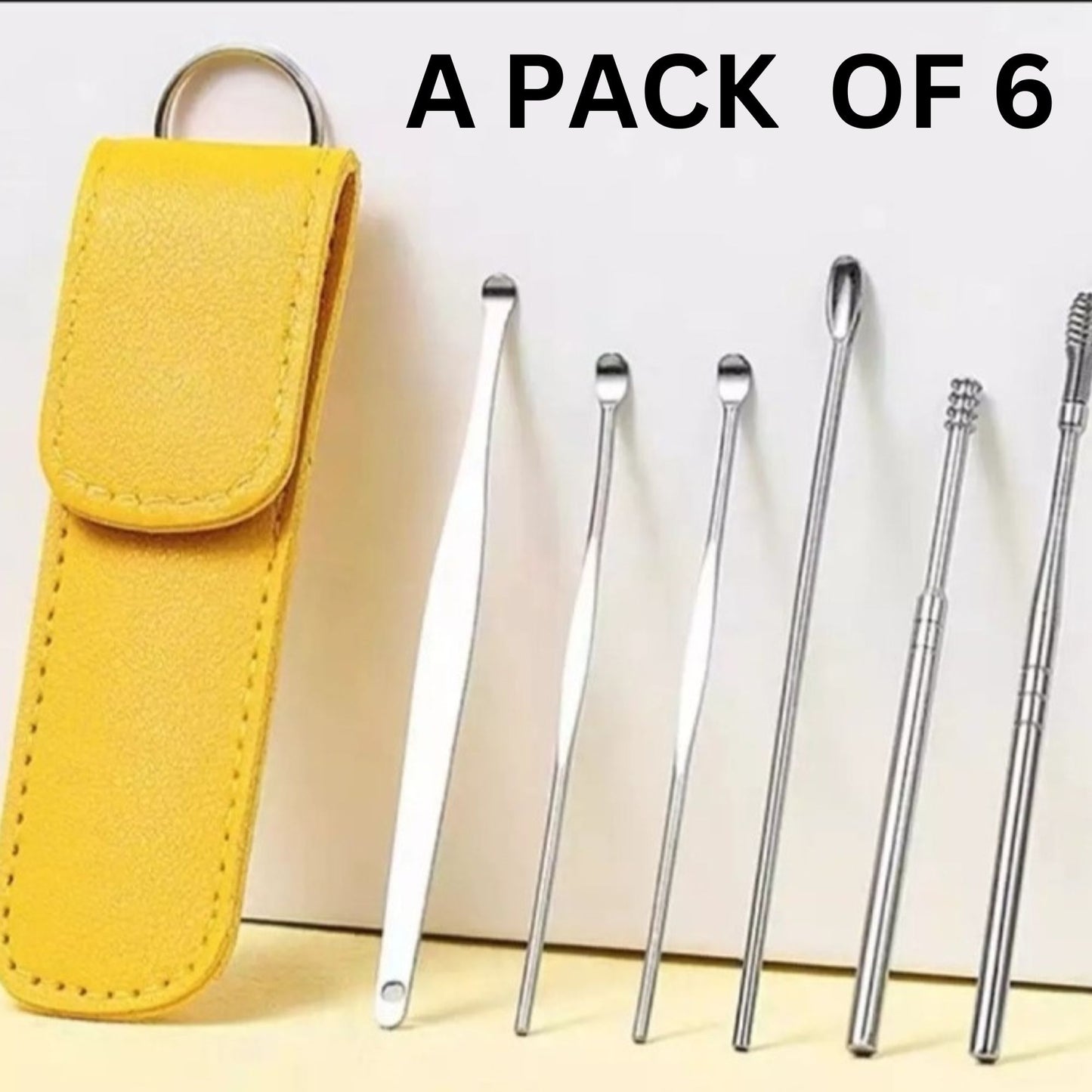 Pack of 3 Ear Wax Cleaning Tool Pouch