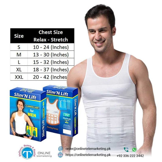 Slimming Lifting Belt Shirt for Men