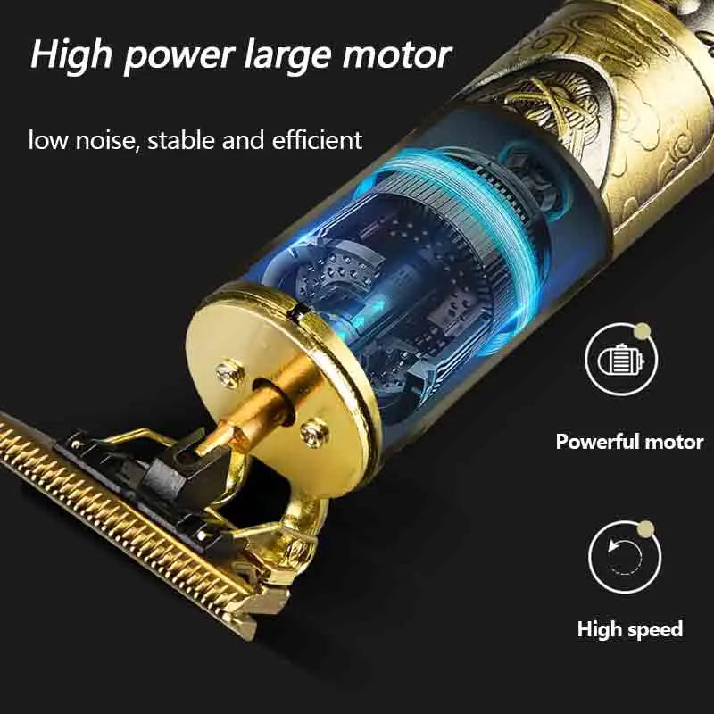 T9 Hair Trimmer – Heavy-Duty Metal Body, Professional Beard & Hair Cutter | ChinaCart.pk