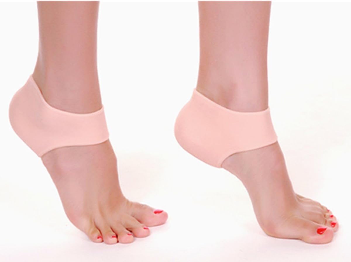 Silicone Half Heel Pads for Cracked Heels & Pain Relief | Chinacart.pk