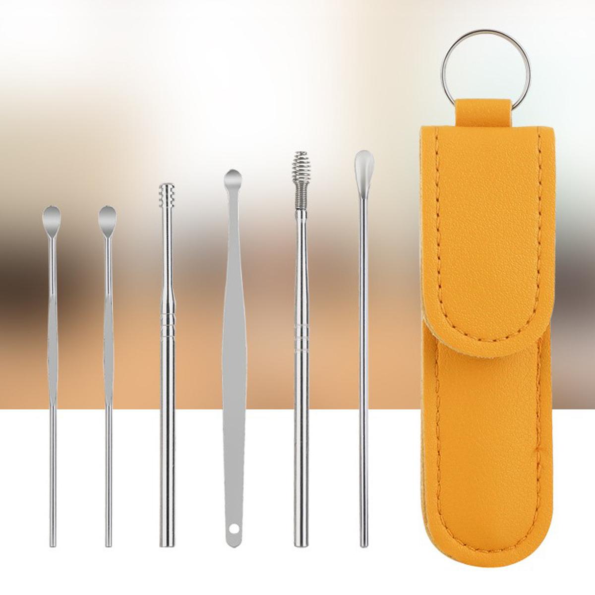 Pack of 3 Ear Wax Cleaning Tool Pouch