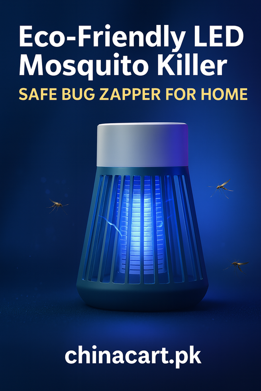 Eco-Friendly LED Mosquito Killer Lamp – Silent & Safe Bug Zapper for Home | chinacart.pk