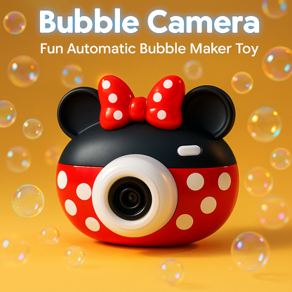 "Cute Automatic Bubble Camera Toy for Kids – Fun Outdoor Bubble Maker in Pakistan"