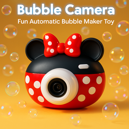 "Cute Automatic Bubble Camera Toy for Kids – Fun Outdoor Bubble Maker in Pakistan"