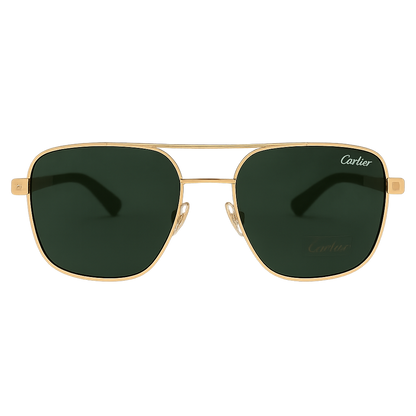 Classic Gold Frame Aviator Shades Sunglasses