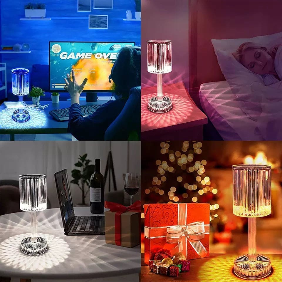 Luxury Crystal Glass Lamp