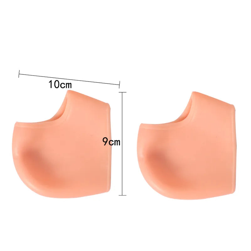 Silicone Half Heel Pads for Cracked Heels & Pain Relief | Chinacart.pk