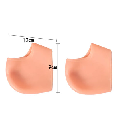 Silicone Half Heel Pads for Cracked Heels & Pain Relief | Chinacart.pk